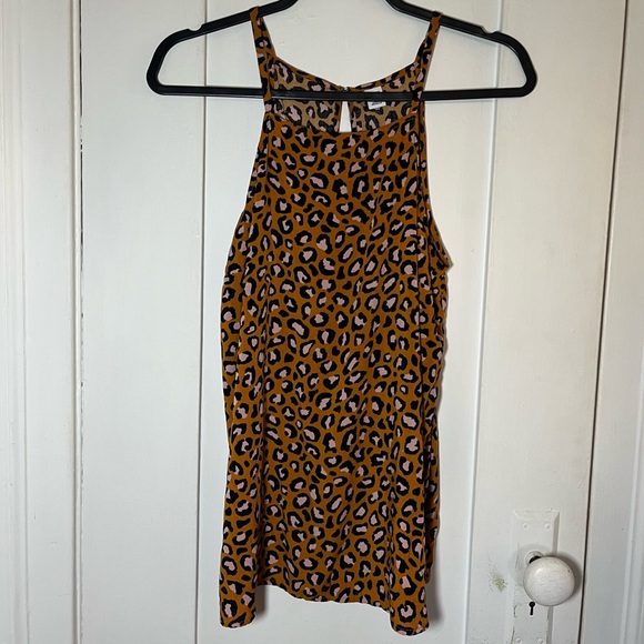 Leopard print high neck top - Picture 6 of 6